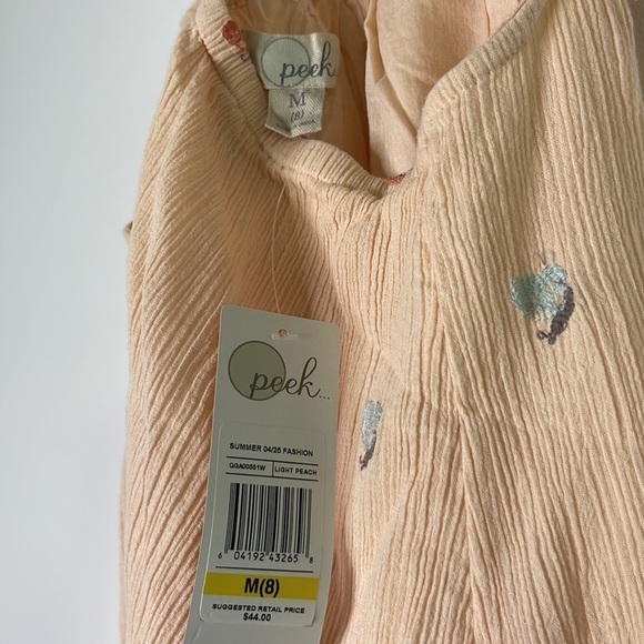 Peek Butterfly Shirt Size M (8) NWT - Picture 5 of 5